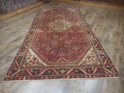 Authentic Farmhouse Vintage Turkish Geometric Oriental HandMade Rug 4.8x9.10 Ft • $0.99