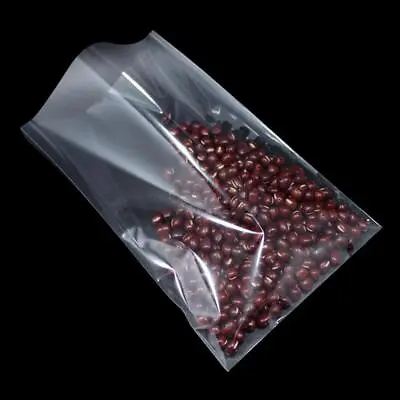 100 Plastic Clear Packing Tee Shirt Bags 1.5 Mil Lay Flat Open Top Poly Bags • $30.53