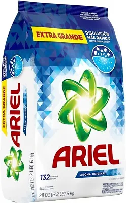 Ariel Powder Laundry Detergent Original Scent 211 Ounces 132 Loads 13.19 Poun • $24.99