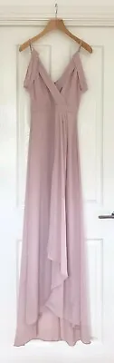 Women’s TFNC London Mink Reynalda Maxi Bridesmaid Dress Size 8 • £19