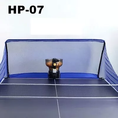 Table Tennis Robot TrainerMachine HUI PANG HP-07 With Black Catching Net • $395