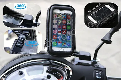 Motorcycle Bike Universal Mobile Phone Note GPS & Sat Nav Case Cover Holder  • £11.50