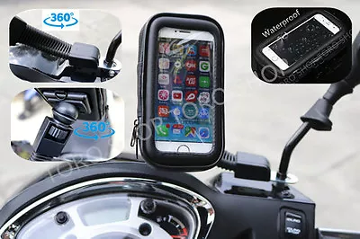 £10.93 • Buy Motorcycle Bike Universal Mobile Phone Note GPS & Sat Nav Case Cover Holder 