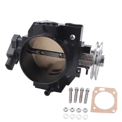 New 70mm Black Throttle Body K-Series K20 Swap For Acura Honda DC5 EP3 FG FA • $68.88