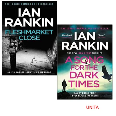 £14.99 • Buy Ian Rankin Inspector Rebus Novels 2 Books Collection Set Fleshmarket,Dark Times 