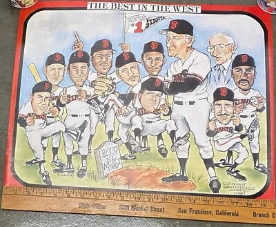 NEW Vintage San Francisco Giants 1987 The Best In The West NL Champ 16x20 Poster • $49.99
