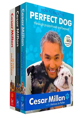 Cesar Millan 3 Books Collection Set Perfect Dog Cesar's Way  Happy Dog • £13.90