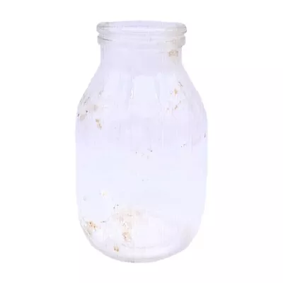 Embossed 1/2 Pint Cream Bottle Vintage Milk Creamer Preserving Apocathery 60s • $10