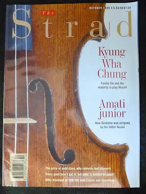 The Strad Magazine Oct 1999 Kyung Wha Chung Amati Junior • $11.05