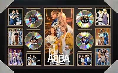 ABBA Signed Framed Limited Edition Memorabilia Large 4CD V1 • $240