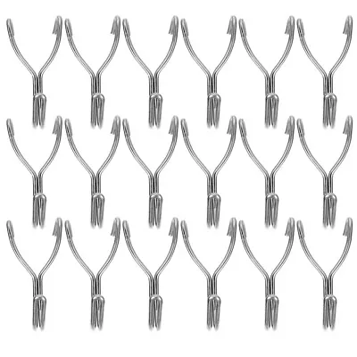 40 Pcs Heavy Duty Shelves Coat Hangers Peg Board Shelf • £16.28