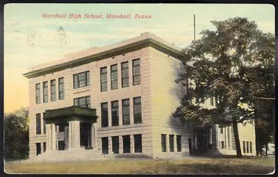 1914 MARSHALL HIGH SCHOOL Marshall Texas Postcard T854 • $3.95