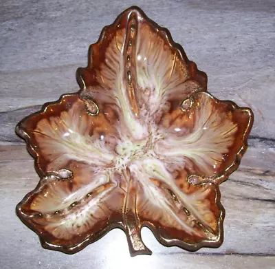 $8.40 • Buy Vintage California Originals Pottery Leaf Ashtray 864. Nice!