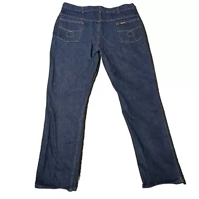 Vintage Saddle King Denim Jeans Straight Leg Made In USA Size 40x33 • $34