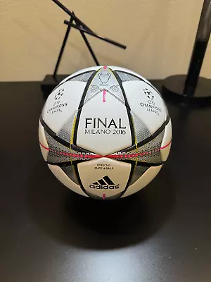 Champions League Milano Final Match Ball OMB Real Madrid 2016 W/ Box Adidas UEFA • $259
