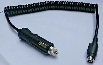 Coiled 4 Pin Technika 16-850 TV 12V Cigarette / Cigar Lead With LED Car Boat Cvn • £22.99