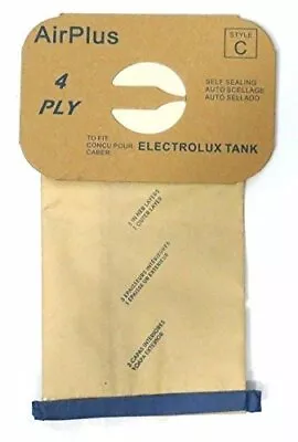 8 (Eight) Bags For Electrolux Canister Vacuum Style C - 4 Ply Bags With Rubber S • $9.83