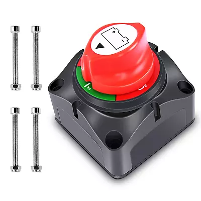 Battery Cutoff Master Switch 90015A 12-48V Waterproof Heavy Duty Marine Boat AV • $16.28