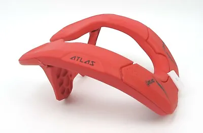 Atlas Broll Neck Brace - Fire Red - Kids Size 21-25  MX MTB BMX $99 Retail • $40.24