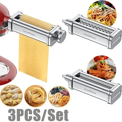 For KitchenAid Pasta Roller Cutter Spaghetti Roller Maker Stand Mixer Attachment • $93.99