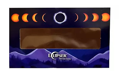 Hand-Held Eclipse Viewer- 10 Pair -AAS Approved/ISO Certified Safe-Purple Galaxy • $21.95
