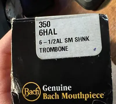 Vincent BACH Musical Instrument For Brass Trombone 6 1/2 AL Mouthpiece W/ Box • $40