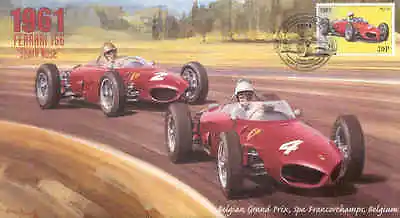 1961 FERRARI 156 (Shark Nose) SPA-FRANCORCHAMPS F1 Cover  • $3.79