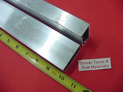 2 Pieces 1 X 2 X 1/8  Wall ALUMINUM RECTANGLE TUBE 6063 T52 X 10  Long .125  W • $22.86