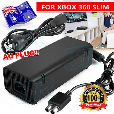 For 135W Xbox 360 Slim Adapter Brick AC Charger Power Supply Cord Cable Black • $23.95