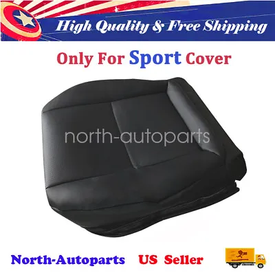 For 08-15 Mercedes Benz GLK 250 350 SPORT Driver Bottom Leather Seat Cover Black • $30.36