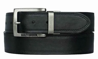 Harley-Davidson Men's Tradition Reversible Belt | Black To Brown - HDMBT11767 • $42.29