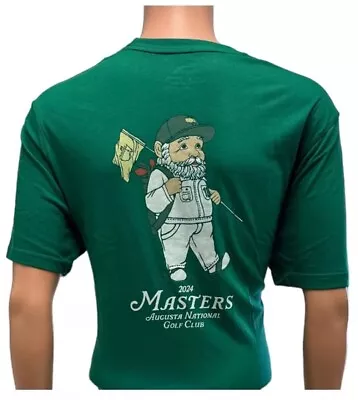 SOLD OUT NEW 2024 Masters  Gnome Caddie T-Shirt Green Size SMALL From ANGC! • $69.99