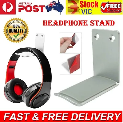 $11.99 • Buy Earphone Aluminum Gaming Headset Headphone Hanger Holder Desk Stand Wall Mount