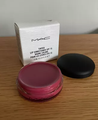 £19.99 • Buy MAC Tinted Lip Conditioner Fuchsia Fix Pink Lip Balm Pot Gloss Boxed