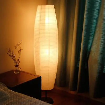 £14.20 • Buy Rice Paper Floor Lamp Shade Lampshade Light Cover For Living Room Bedrooms