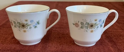2 Royal Doulton Pastorale Cups Floral H5002 • £3