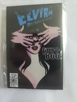 Elvira Mistress Of The Dark Peek-A-Boo Magnet. • $18