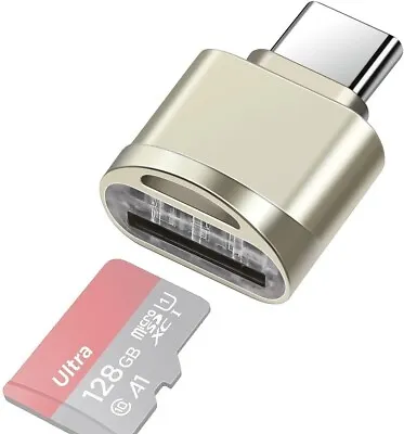 US Type C To Micro SD TF Card Reader OTG USB Adapter Converter For Samsung Phone • $8.25