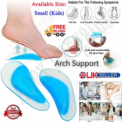 £2.65 • Buy 1 Pair Of Arch Support Flat Feet Foot Fallen Plantar Fasciitis Insole Heel Kids