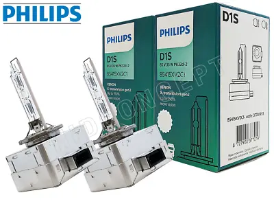 Philips D1S X-tremeVision Gen2 HID Xenon Headlight Bulbs 85415XV2 | Pack Of 2 • $155.99
