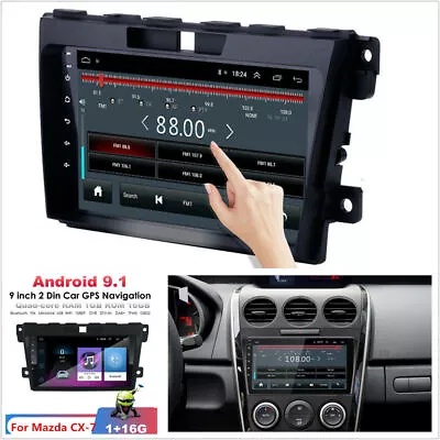 9'' Android 9.1 Car Stereo Radio GPS Navigation For Mazda CX-7 2008-15 W/ Canbus • $163.93