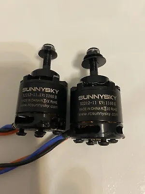 4x SunnySky 2216-12 900Kv Motors With Prop Adapters RC Quadcopter Drone T-Motor • £20