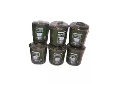 Yankee Candle Evergreen Mist Votive Candle - Lot Of 6 • $14.50