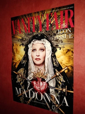 £11.99 • Buy Madonna A3 Poster Print Vanity Fair 2023 Italia Enlightenment Celebration Tour