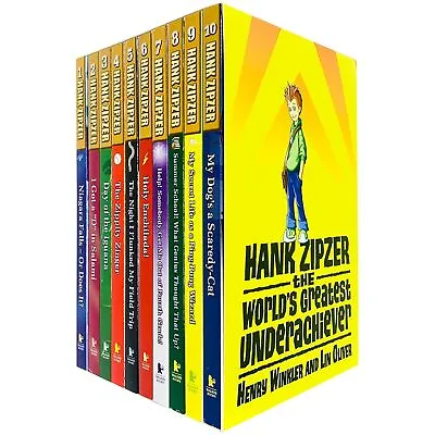 Hank Zipzer Collection 10 Books Set Pack Henry Winkler And Lin Oliver • £19.64