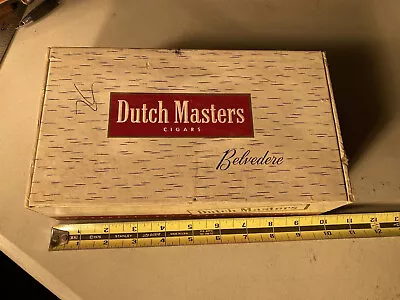 Vintage Dutch Masters BELVEDERE Cigar Box 15 CENT BOX CONSOLIDATED CIGAR CORP • $7.50