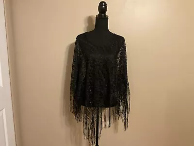 Black Lace Shawl • $10