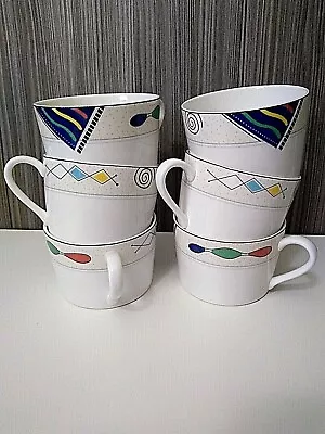 Vintage Mikasa Ultima Headline Super Strong Fine China  ABSTRACT Tea Coffee Cup  • $10