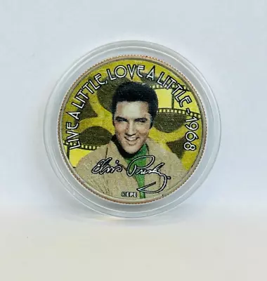 United States - Elvis Presley - Live A Little - Half Dollar Colorized Coin • $12.85