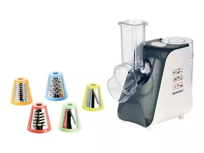 5in1 Electric Grater Vegetable Fruit Cheese Cutter Slicer Chopper Salad Maker   • £42.99